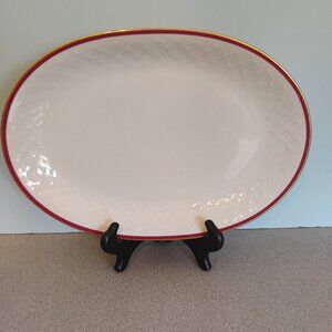 PMR Bavaria Jaeger and Co. Vintage "Christmas" Platter 12.5"